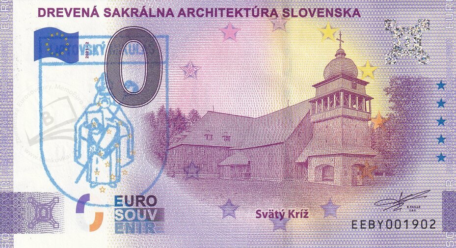 Drevená sakrálna architektúra Slovenska EEBY 2021-2 pečiatka